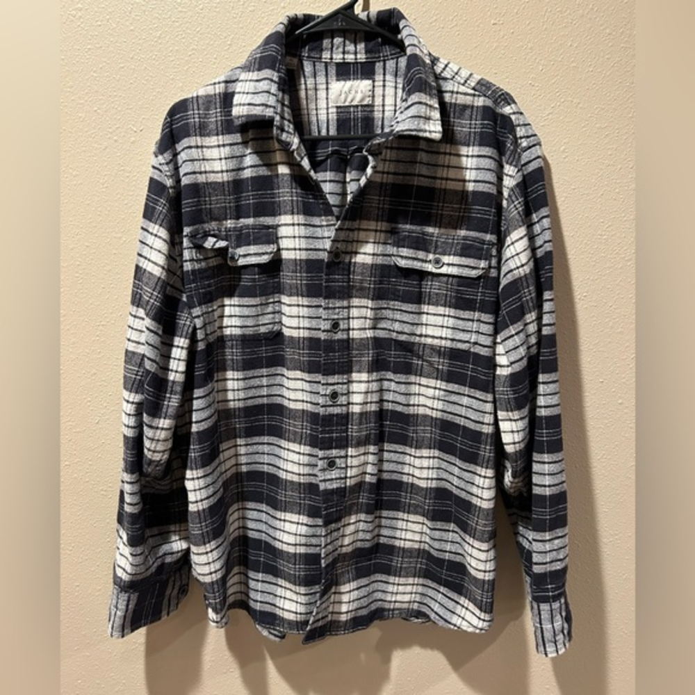 JACHS Black and White heavy flannel‎
